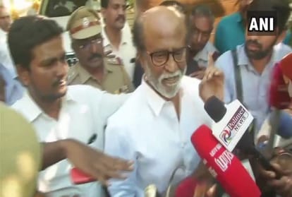 super star rajinikanth spiritual tour in dehradun airport  