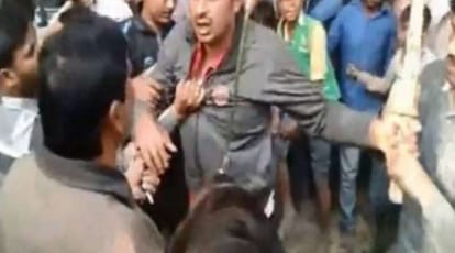 The couple were celebrating rangralia in the government office at baghpat