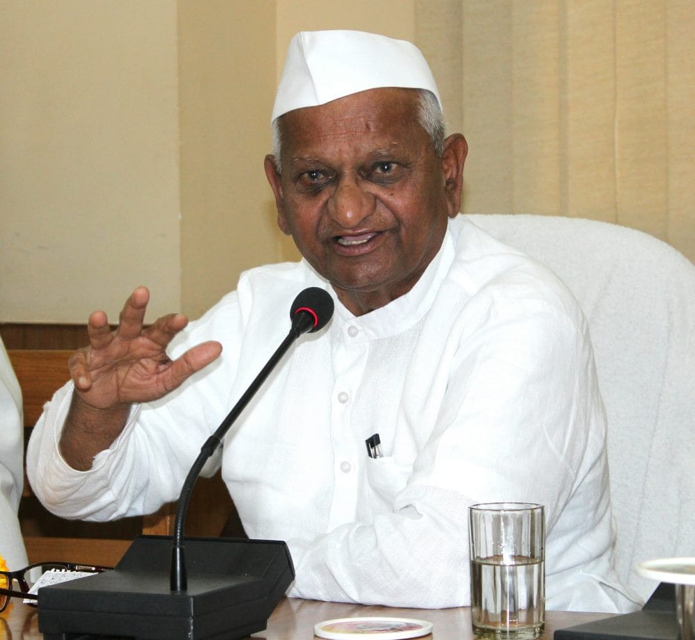 in haldwani Anna Hazare give threaten to death