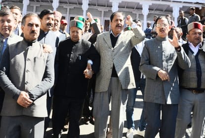 opposition walkout in himachal assembly budget session at shimla