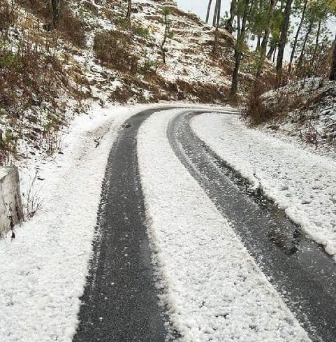 heavy Hailstorms crop fall down