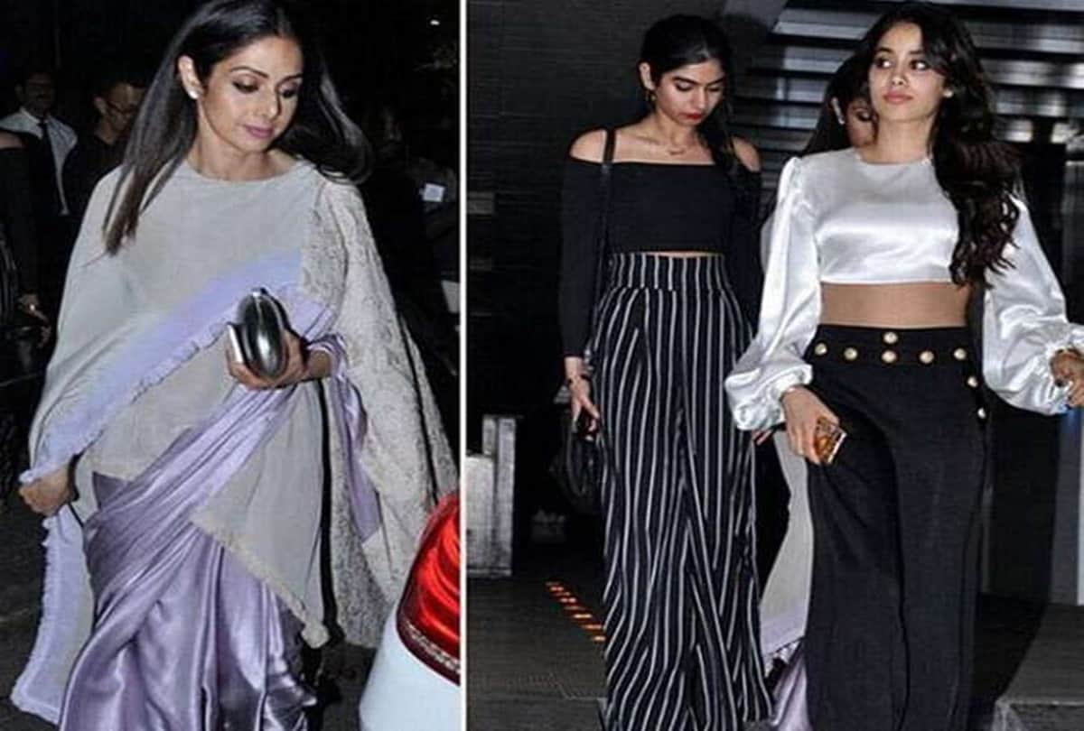 Jhanvi Kapoor last year birthday pics with mom sridevi