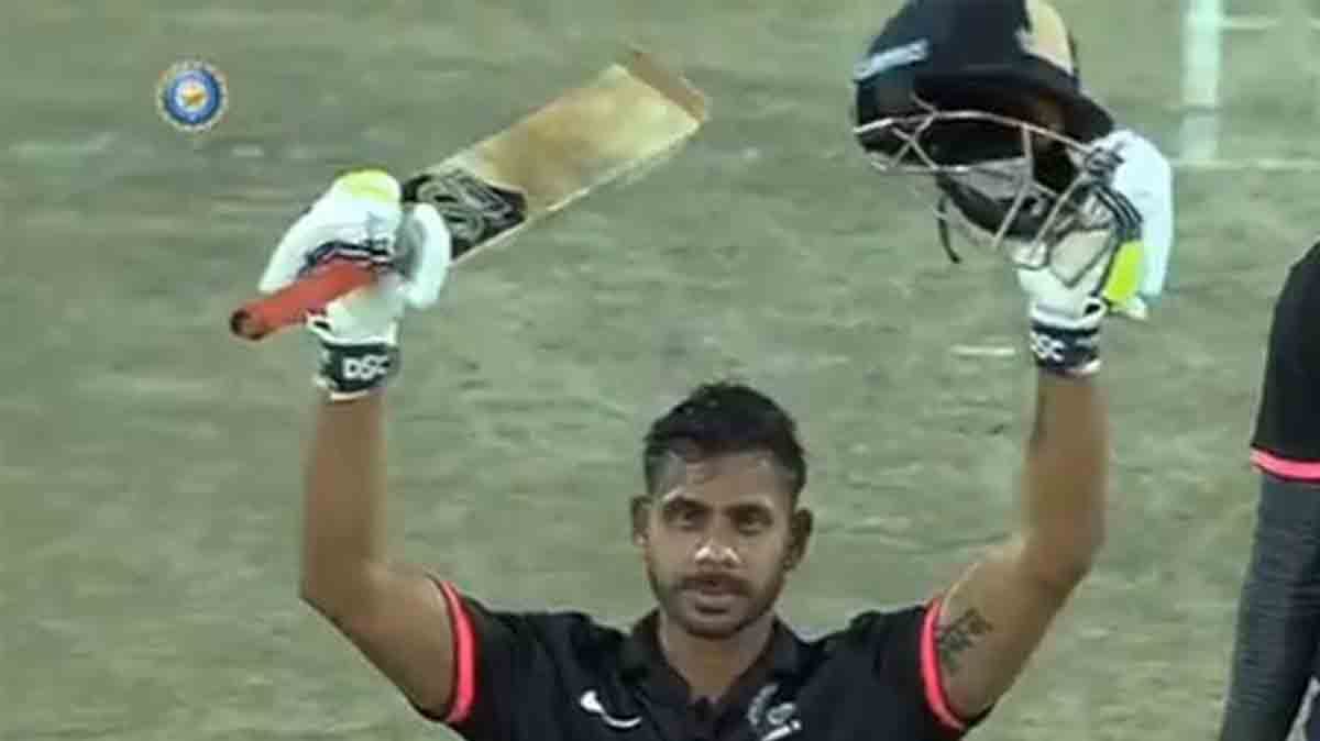 karnataka beat india b by six runs in deodhar trophy second match