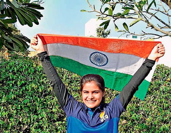 women's day, Manu Bhaker won two gold medal in ISSF World Cup 2018