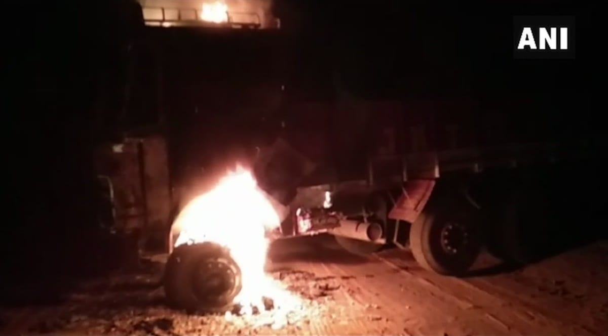 Naxals torced two buses and shot dead retired constable Munna Sodi in Sukma