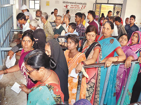 Patients at Lohia Hospital