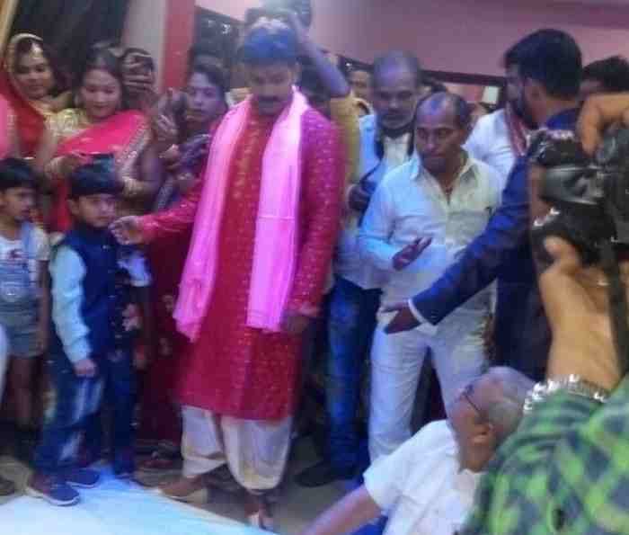 bhojpuri singer lollypop lagelu pawan singh marriage exclusive photos