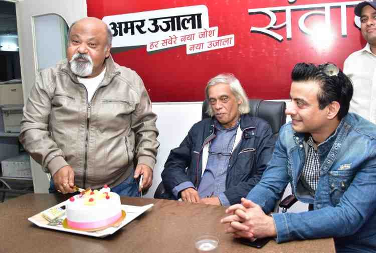 bollywood actor saurabh shukla in chandigarh for movie promotion