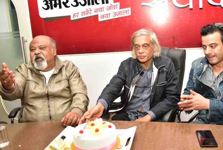 bollywood actor saurabh shukla in chandigarh for movie promotion