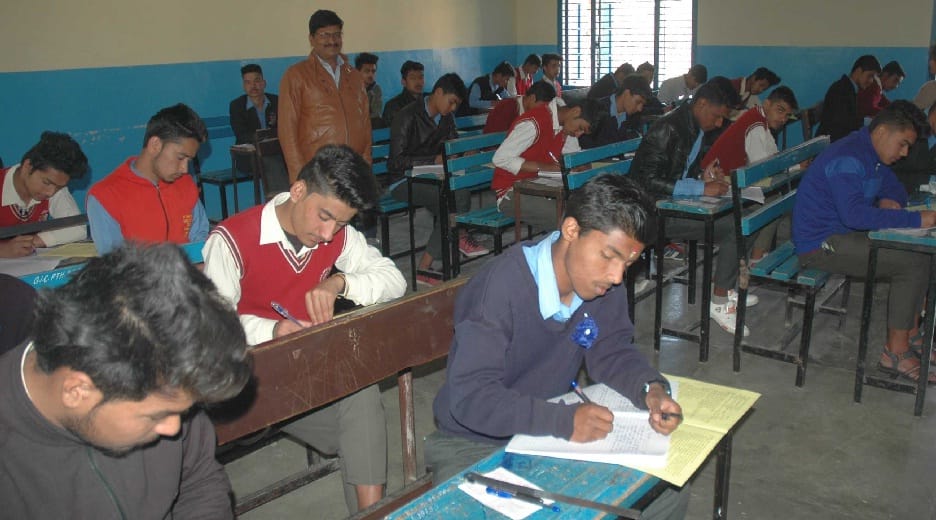 High School Exam Copying and Peaceful Start
