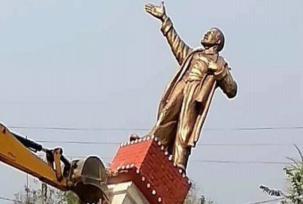 baba ramdev statement on tripura lenin statue collapse