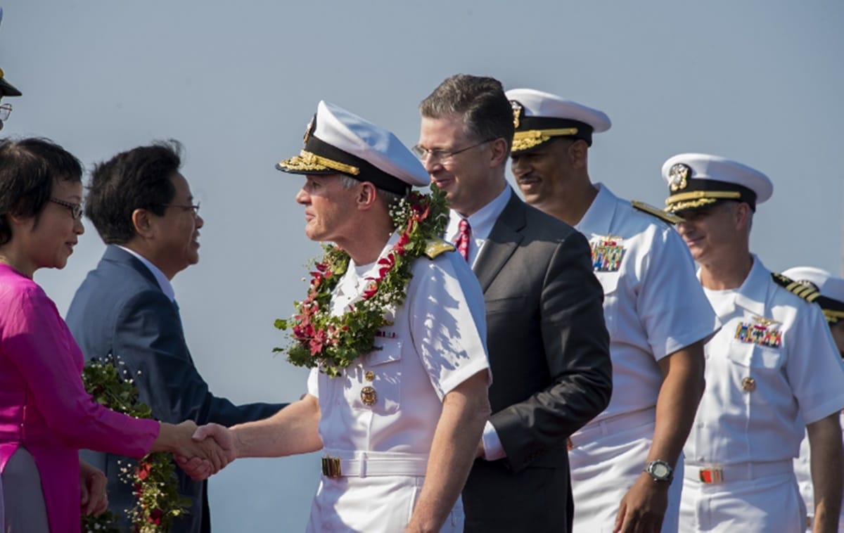 America Carl Vinson first carrier to visit Vietnam since war gave strong message to China