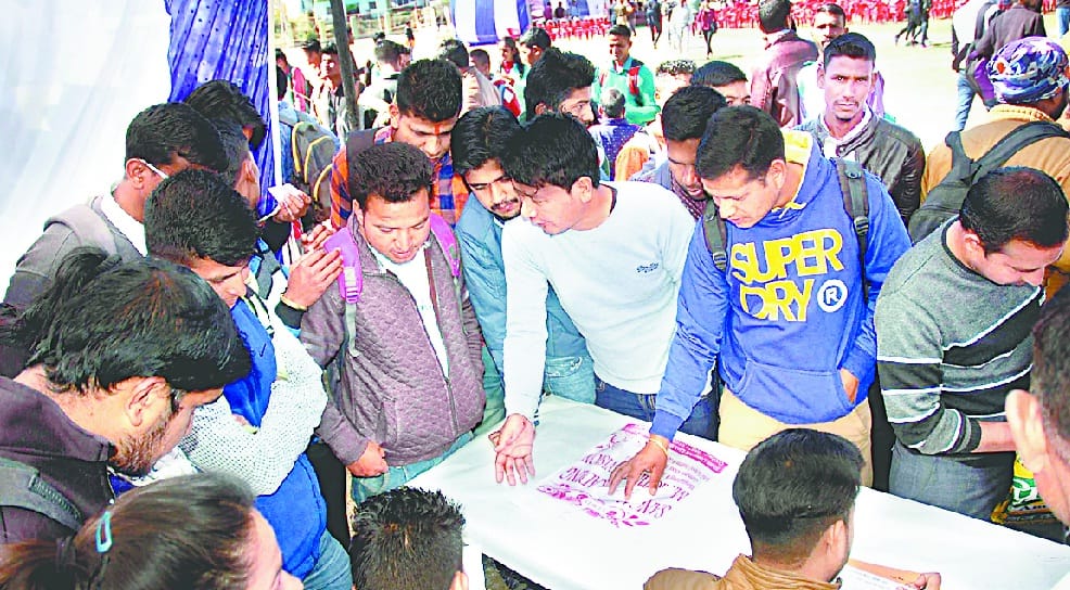 3469 posts to be recruited; Selection of only 765