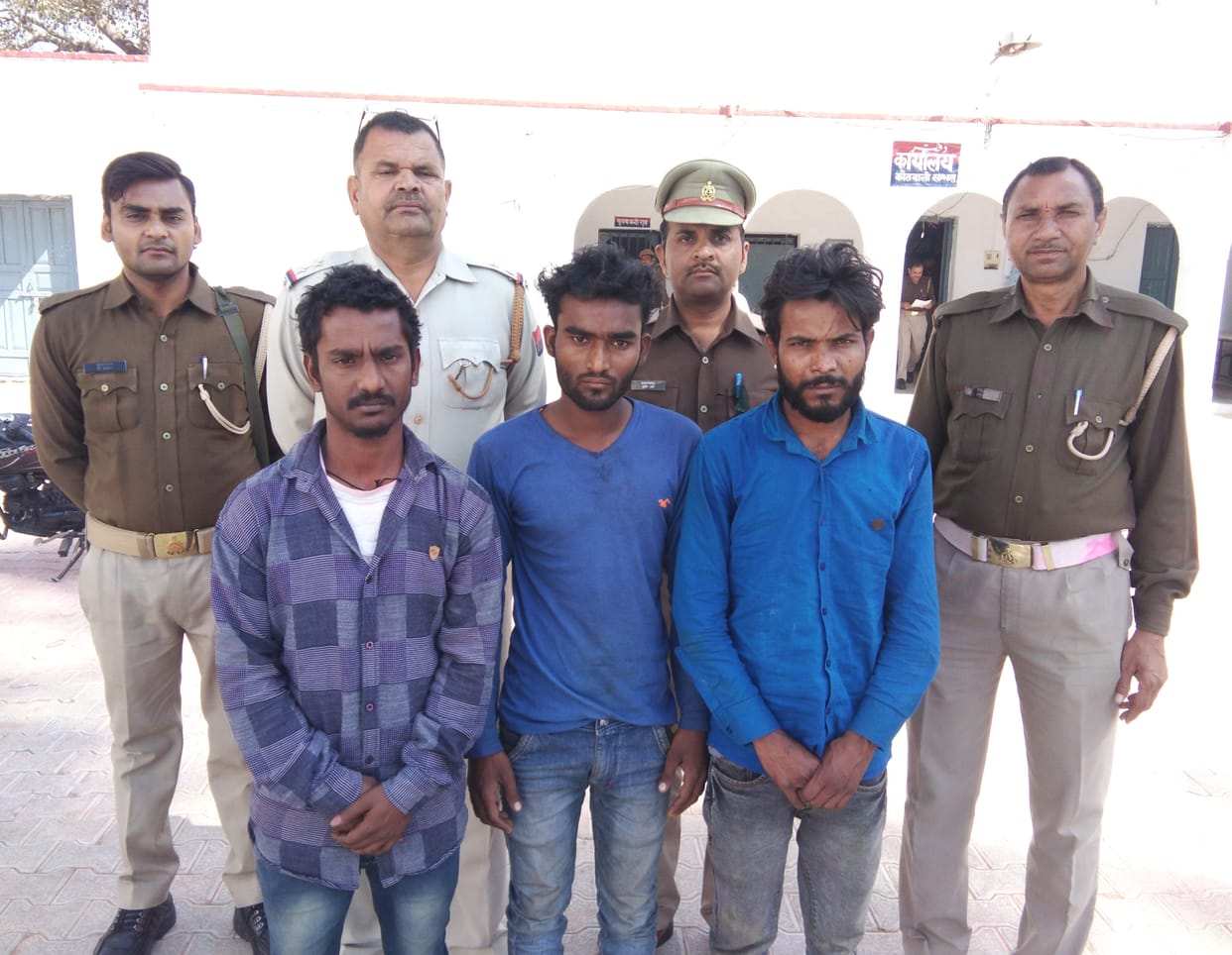 theft container recovered from sambhal