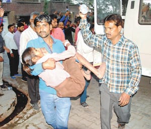 72 children sick, drinking milk of mid day meal in Pratapgarh