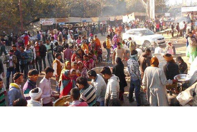 Mother's shouts in Purnagiri Dham