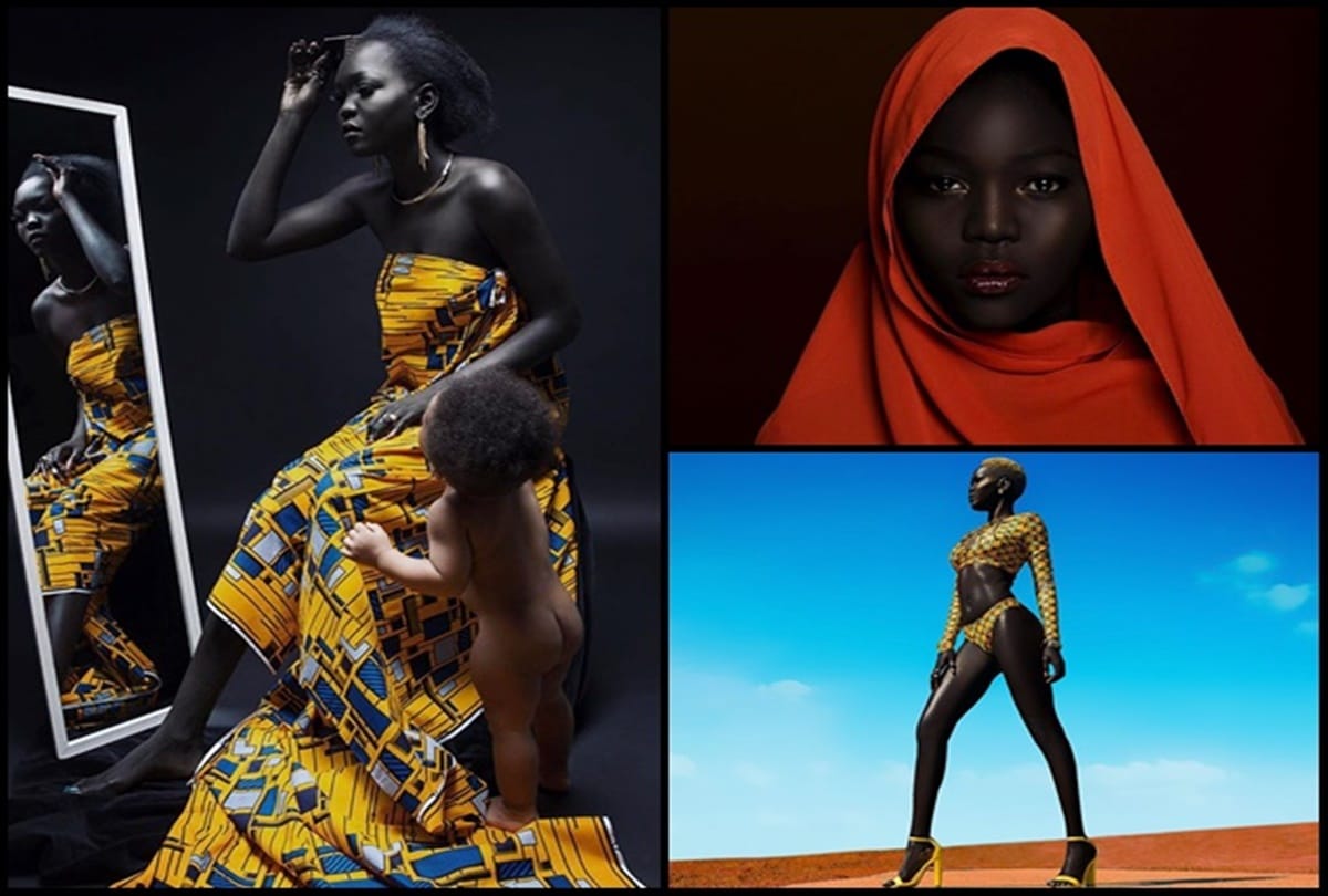 Nyakim gatwech The model known as black Queen in the world  
