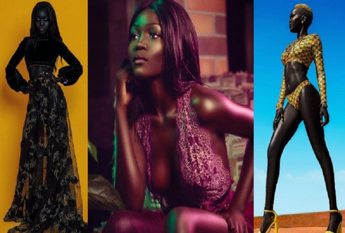 Nyakim gatwech The model known as black Queen in the world  