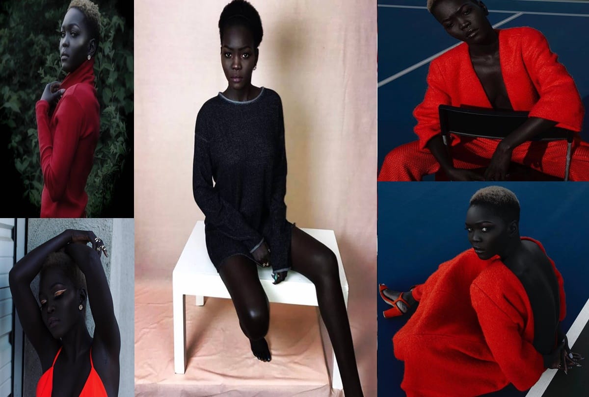 Nyakim gatwech The model known as black Queen in the world  