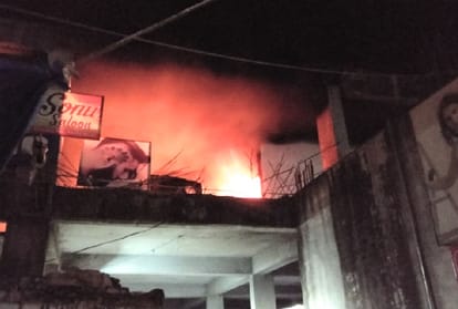 furniture shop reduced to ashes at hamirpur himachal