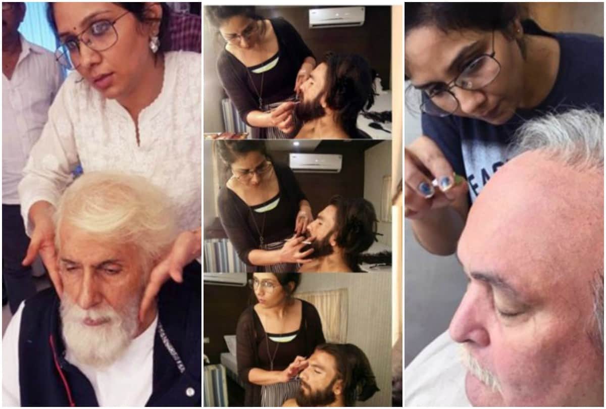Amitabh bachchan rishi kapoor ranveer singh look totally change by this makeup artist