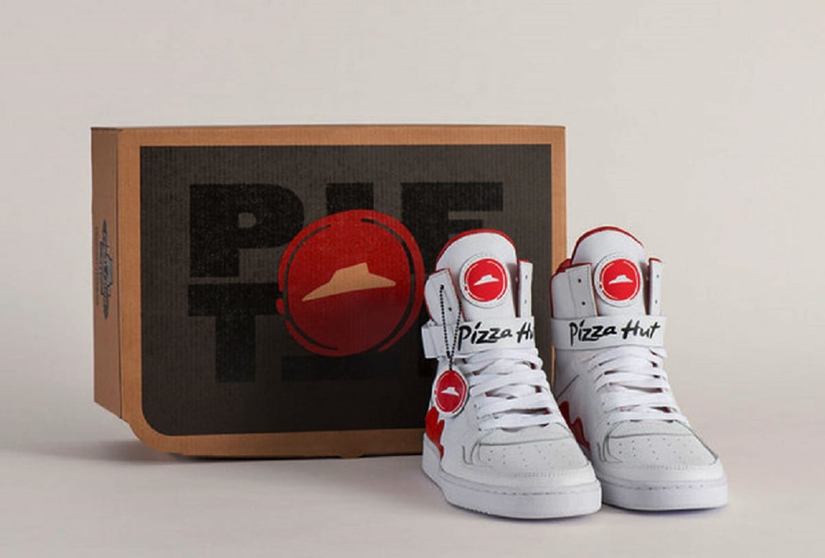 now order pizza through shoes as pizza hut launches this unique sneakers