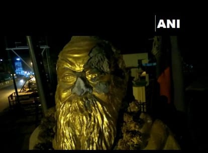 पेरियार की क्षतिग्रस्त प्रतिमा