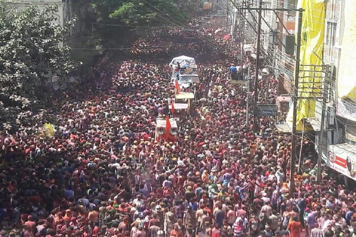 5 days After Holi celebrations of Rang panchami in Indore
