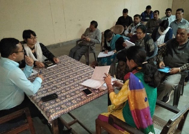 तहसील सभागार में तहसील दिवस का आयोजन, 5 शिकायते आयी