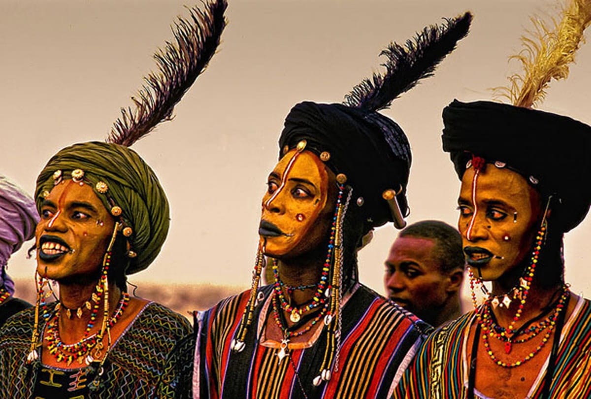 in Africa the Wodaabe tribe in Sahel wife stealing festival