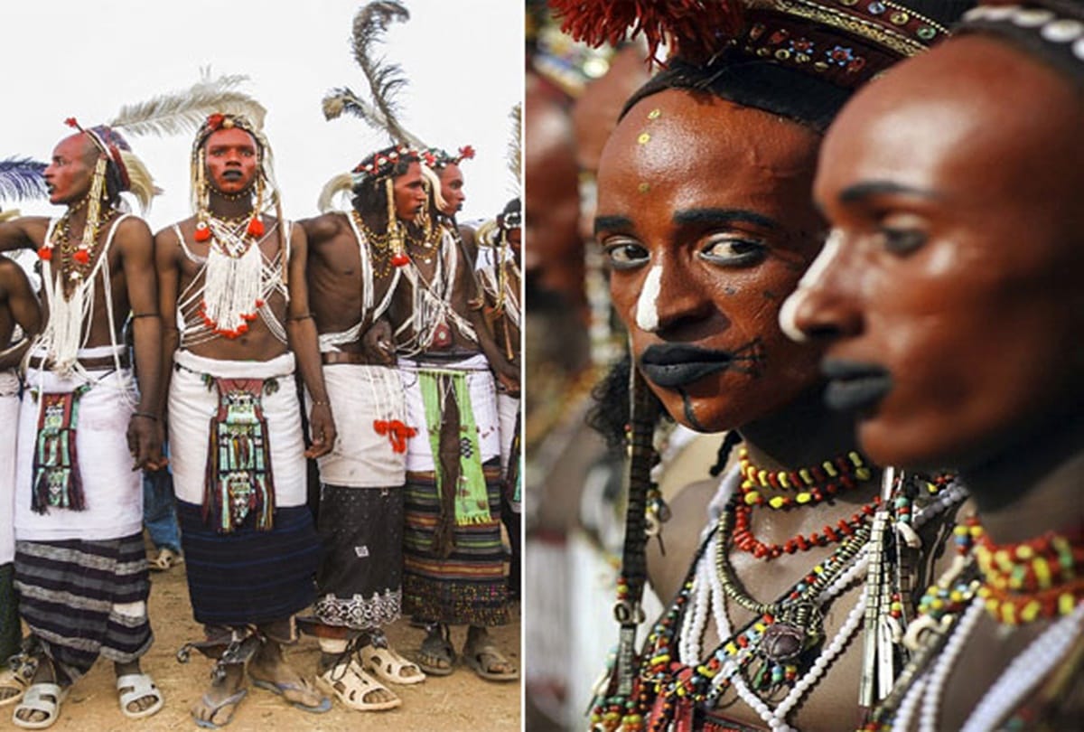in Africa the Wodaabe tribe in Sahel wife stealing festival