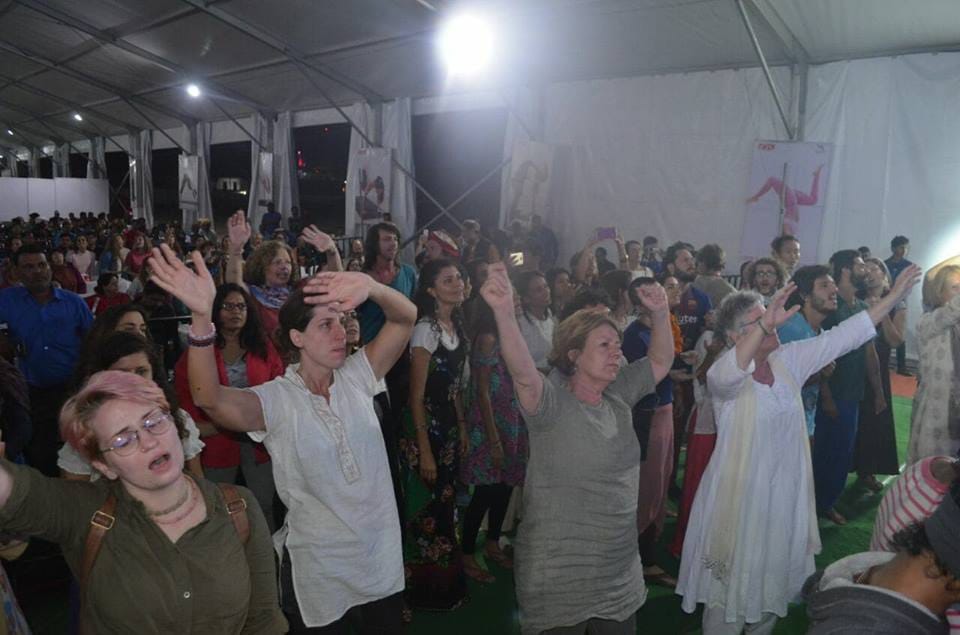 British band The Fab four performance in yoga festival 2018