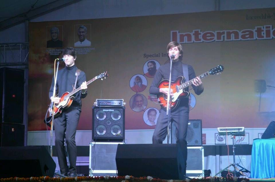 British band The Fab four performance in yoga festival 2018
