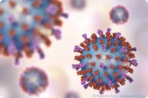 The children coming into the grip of the virus