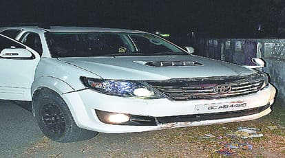 up: the officer shot the crook, fortuner recovered at meerut
