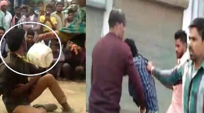 up: Panchayat wore a shoe garb to the accused of tampering, urine