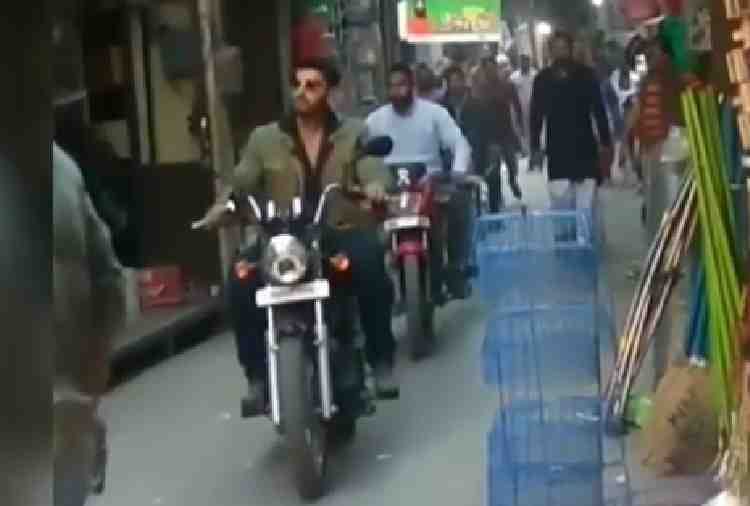 sridevi death, Arjun Kapoor rides bullet in style on the streets of Amritsar