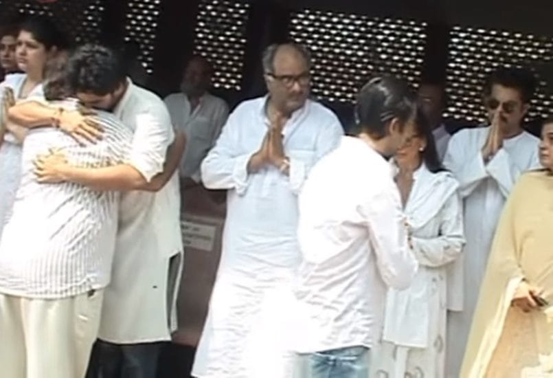 before sridevi kapoor family member ashes immersed in haridwar