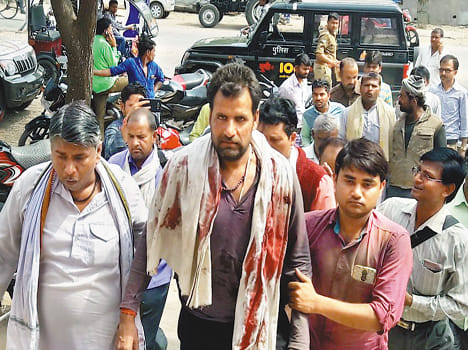 Youth shot at without giving way