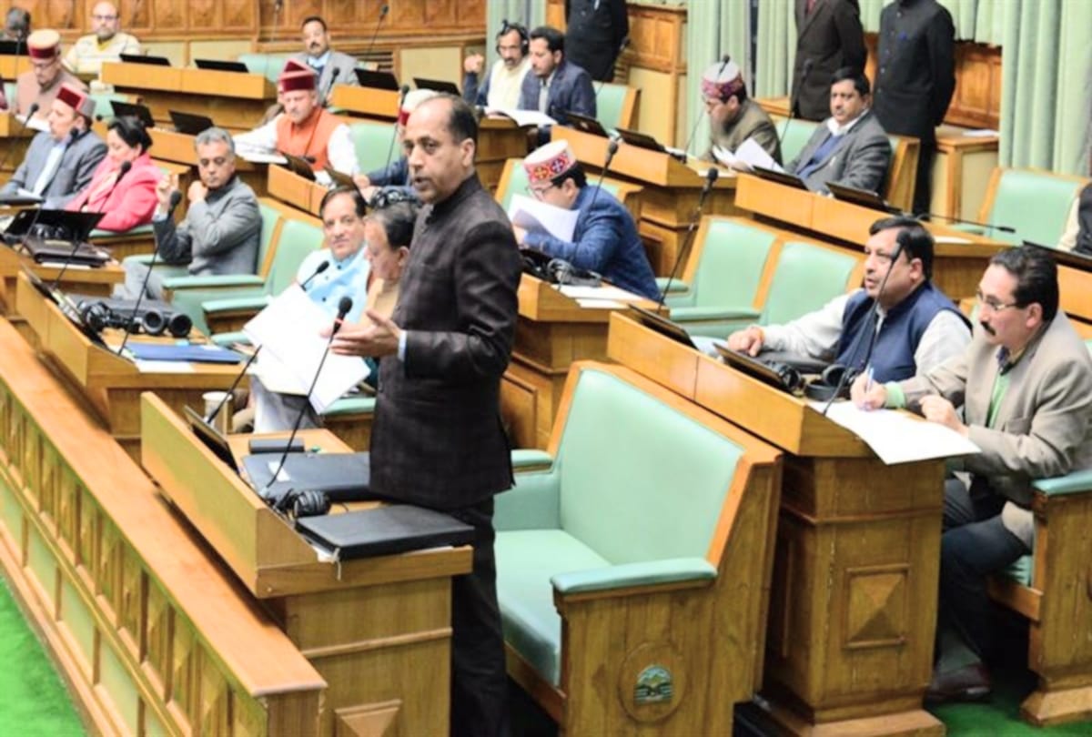 cm jairam thakur statement in hp assembly budget session