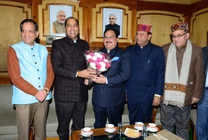 union health minister jp nadda filed nomination for rajya sabha seat