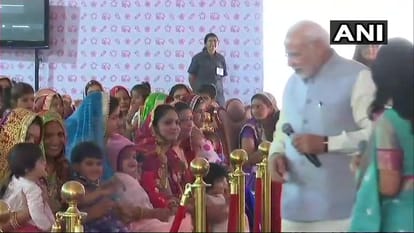 PM Narendra Modi visits Rajasthan's jhunjhunu inaugurate National Nutrution Mission