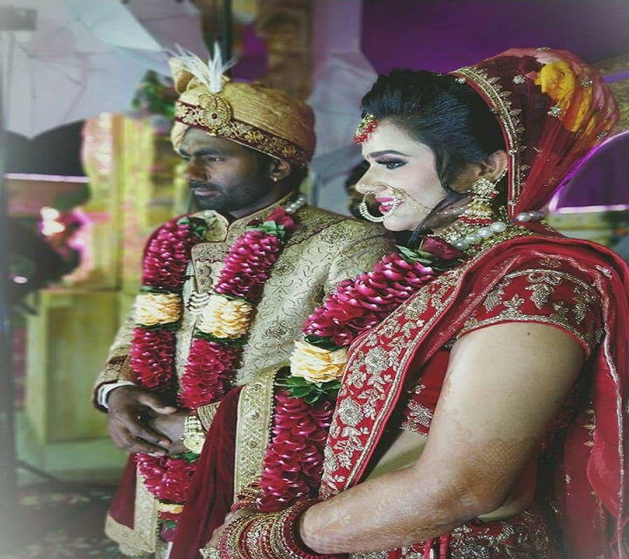 parvinder awana got married with sub inspector sangeeta kasana