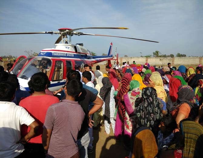 unique marriage, rohtak bride farewll via helicopter