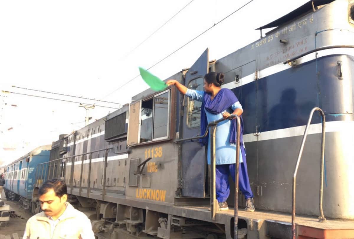 woman pilot run the lucknow prayag intercity express on women's day
