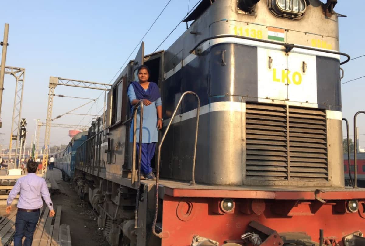 woman pilot run the lucknow prayag intercity express on women's day