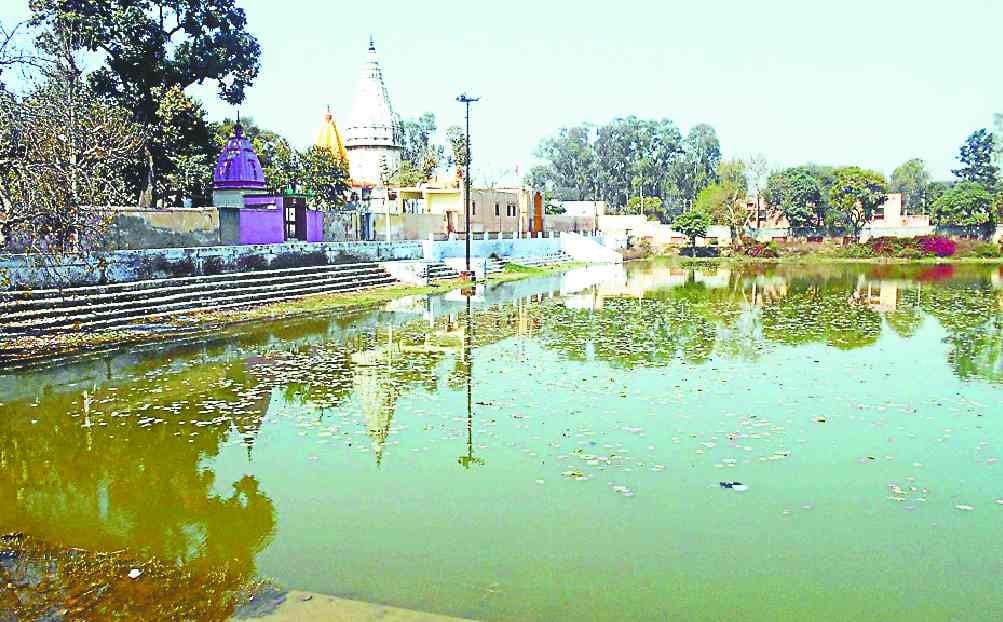 Demarcated the land of the goddess temple