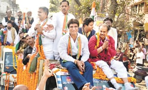 Congress showcases road show electoral strengths