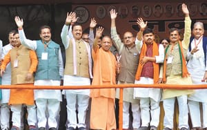 CM's 25-minute speech was shot several times on the coalition