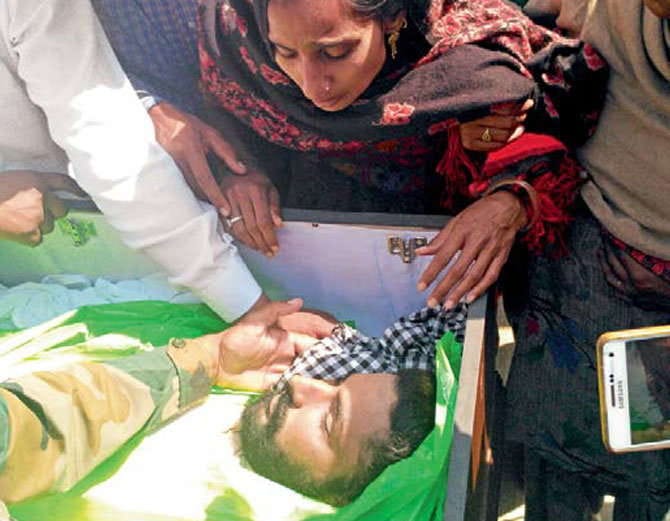 Last Farewell to Indian Army Soldier Amarseer singh Killed in Assam Encounter